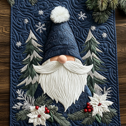 Christmas Gnome TAI141124253 Quilted Table Runner