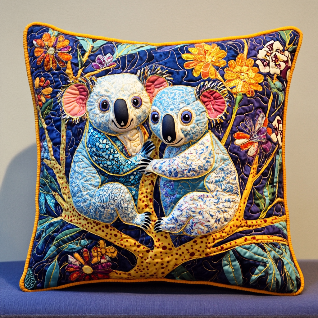 Koala DAI150125132 Quilted Pillow Case