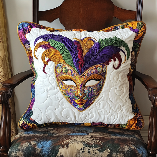 Mardi Gras DAI200125275 Quilted Pillow Case