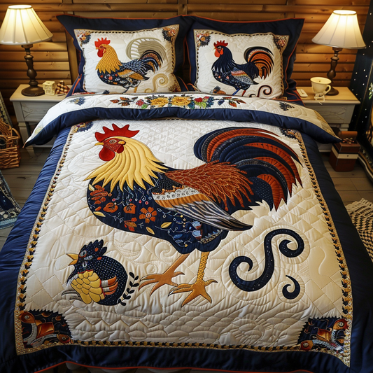 Chicken TAI100724082 Quilt Bedding Set