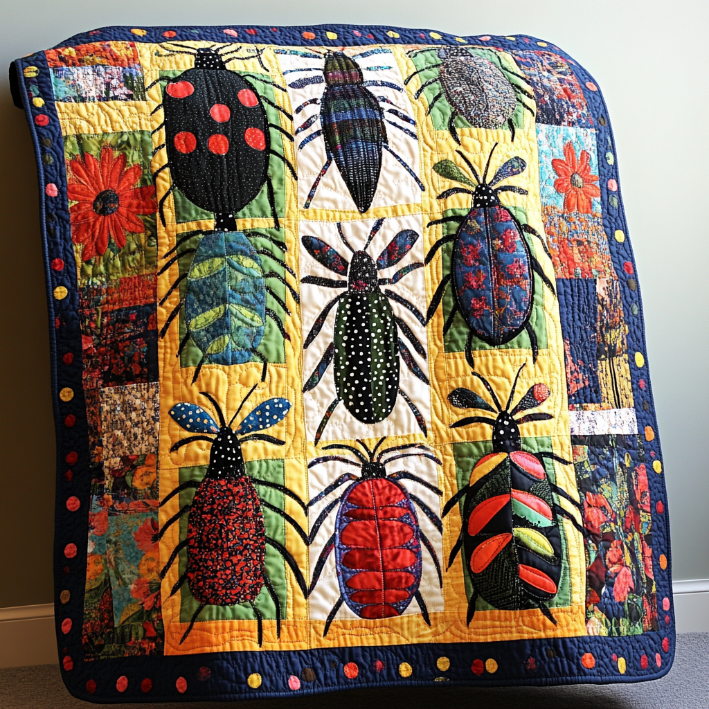 Beetle DAI231124027 Quilt Blanket