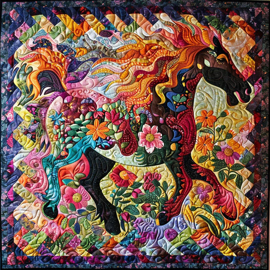 Horse TAI240424127 Quilt Blanket