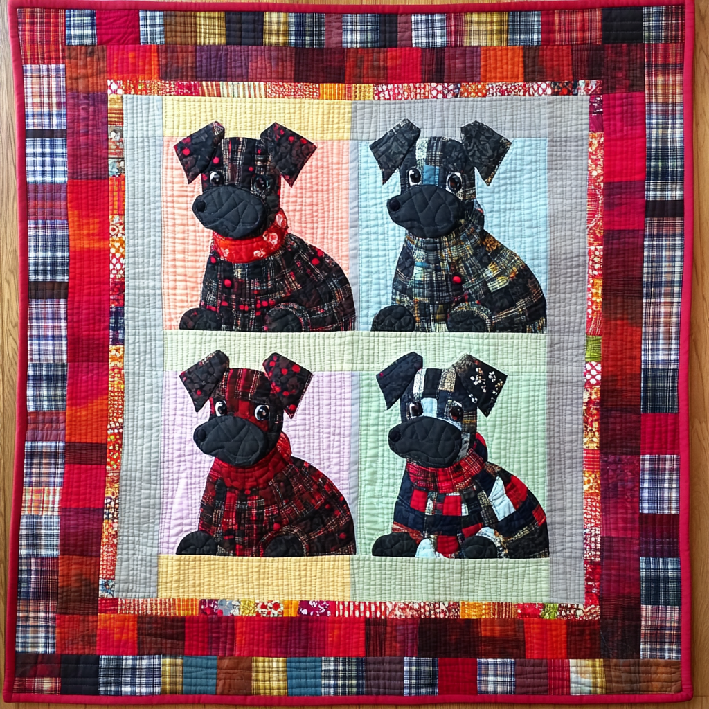 Scottie Dog DAI190824223 Quilted Placemats