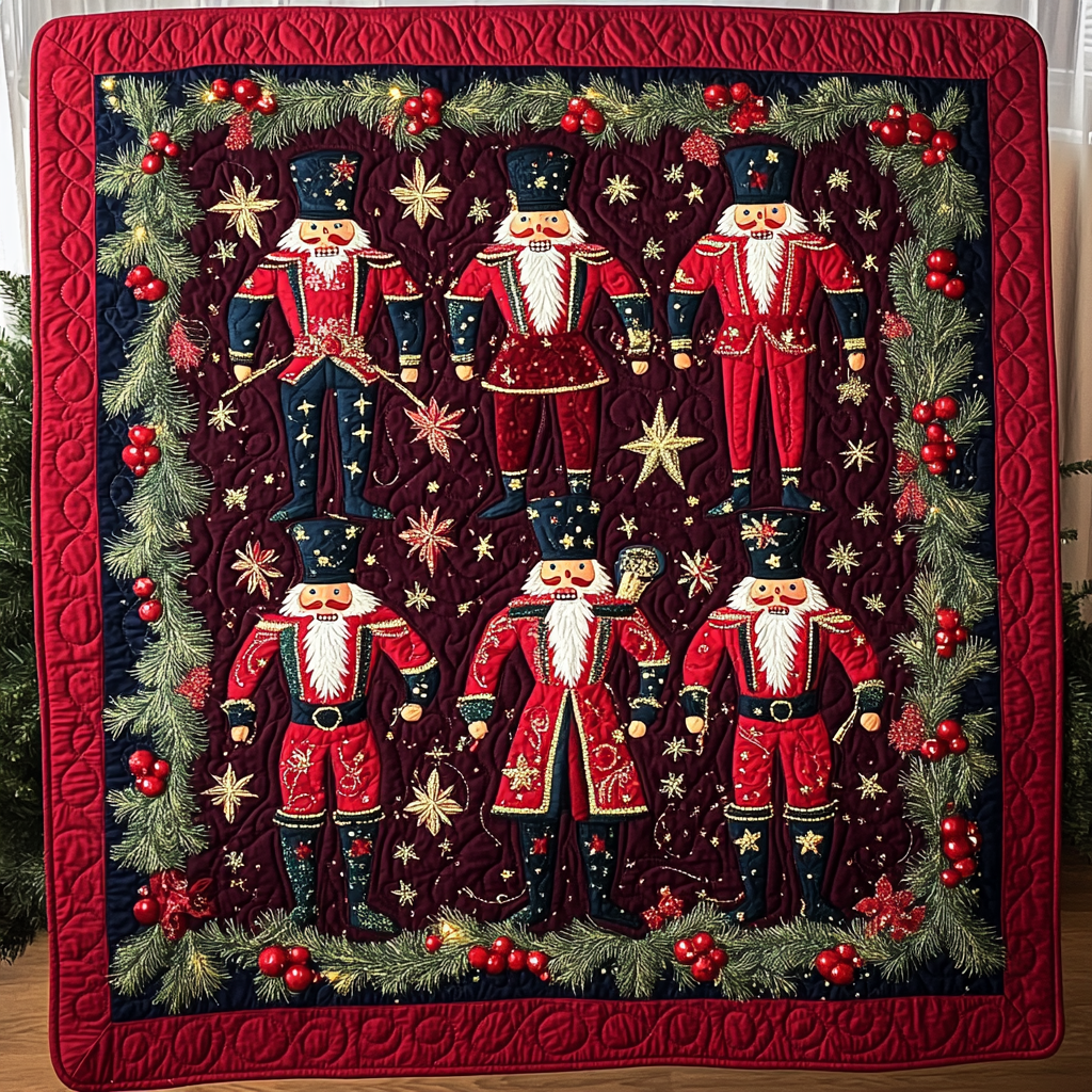 Christmas Nutcracker TAI091024091 Quilt Blanket