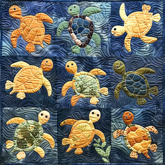 Turtle TAI060324222 Quilted Placemats