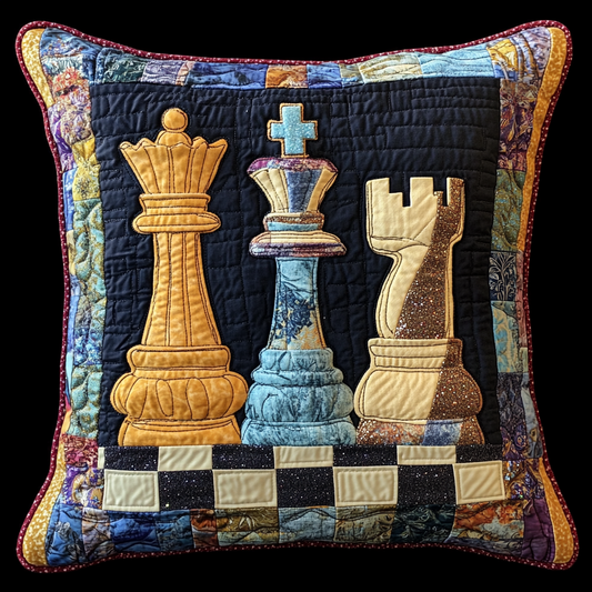 Chess DAI301224146 Quilted Pillow Case