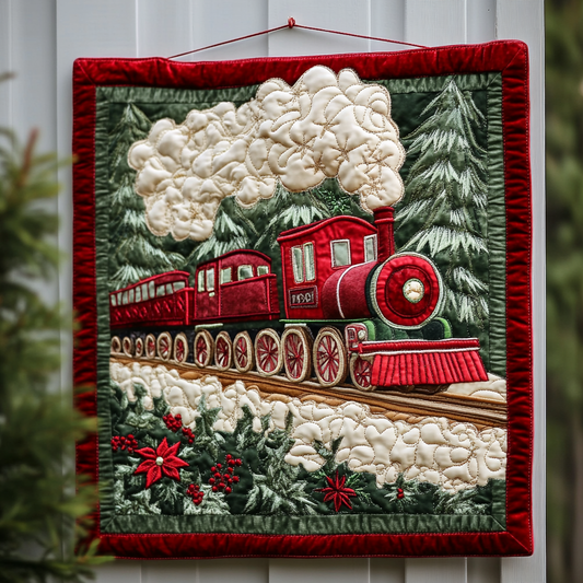 Christmas Train DAI141124552 Quilt Blanket