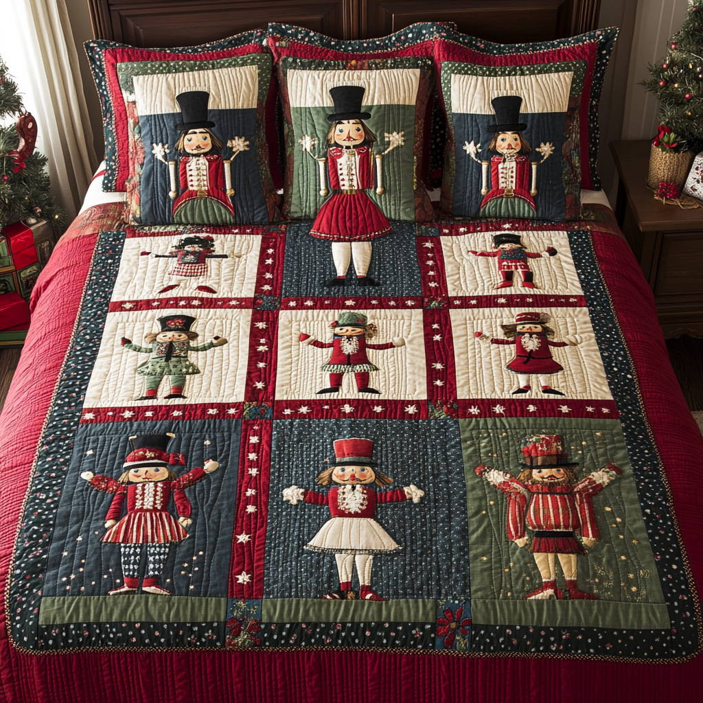 Nutcracker DAI190824270 Quilt Bedding Set