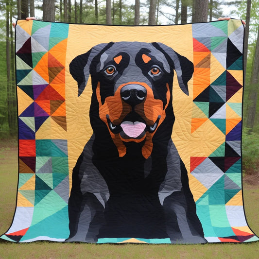 Rottweiler TAI14112314 Quilt Blanket