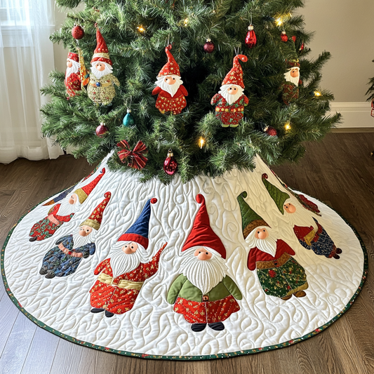 Christmas Gnome DAI230924029 Quilted Tree Skirt