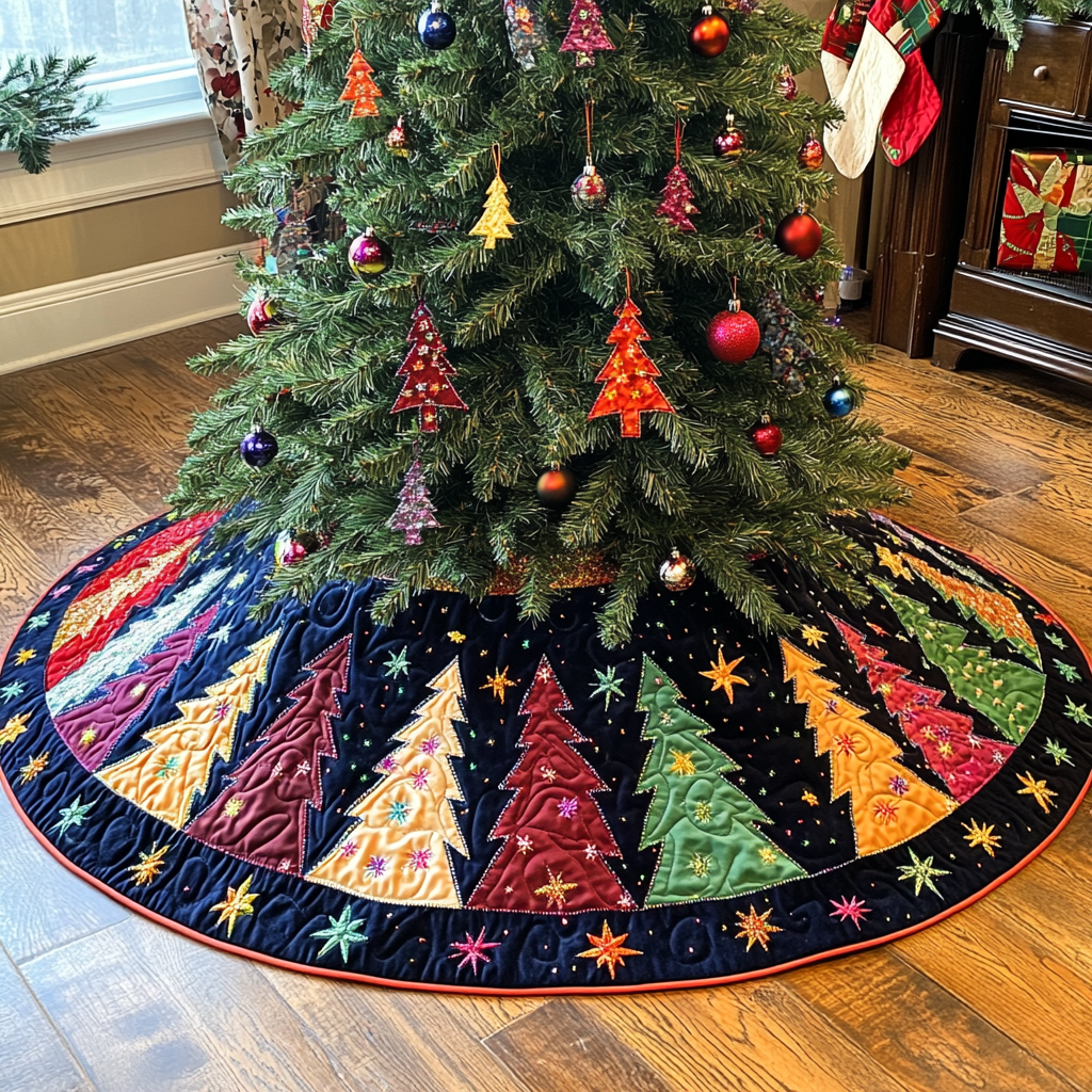 Christmas Tree DAI090924045 Quilted Tree Skirt