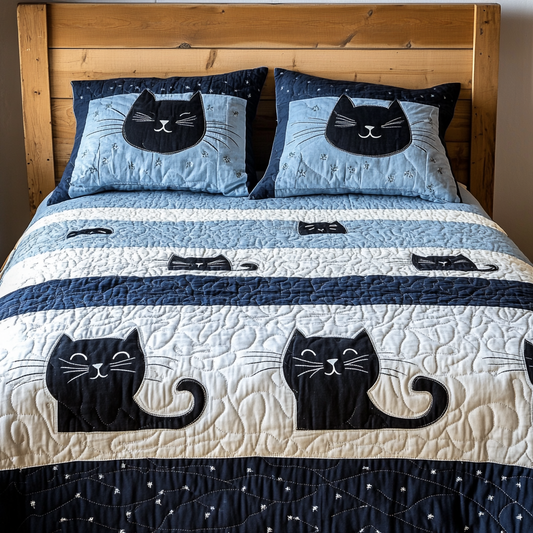 Cat TAI080824105 Quilt Bedding Set