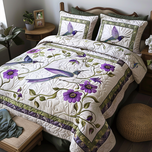 Hummingbird TAI100724042 Quilt Bedding Set