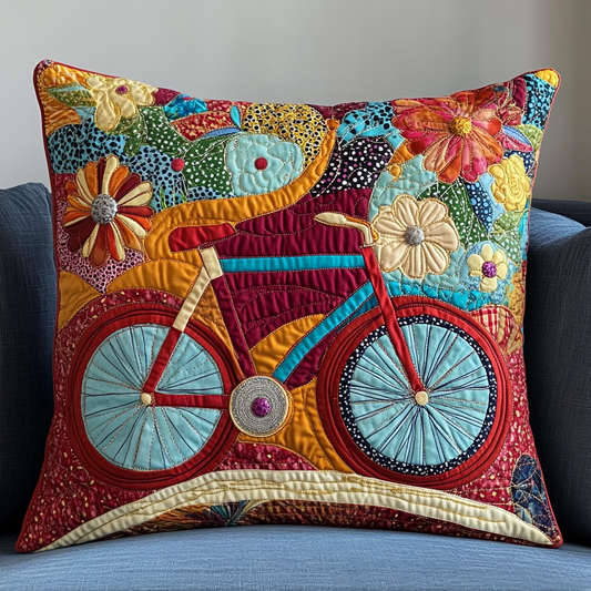 Bicycle DAI26102431 Quilted Pillow Case