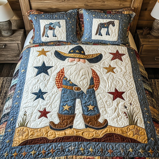 Cowboy Gnome DAI241224238 Quilt Bedding Set