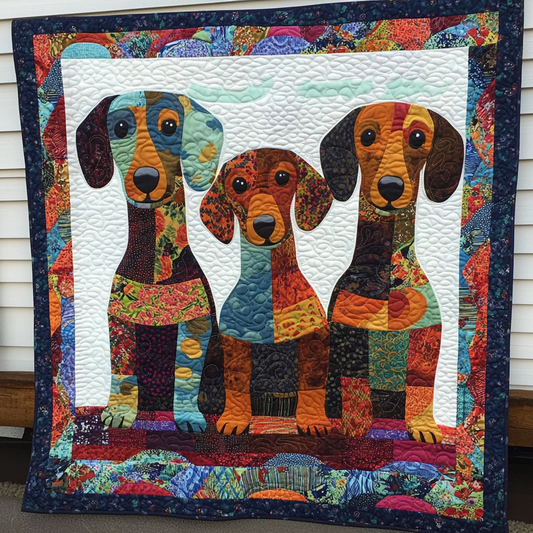 Dachshund DAI190824075 Quilt Blanket