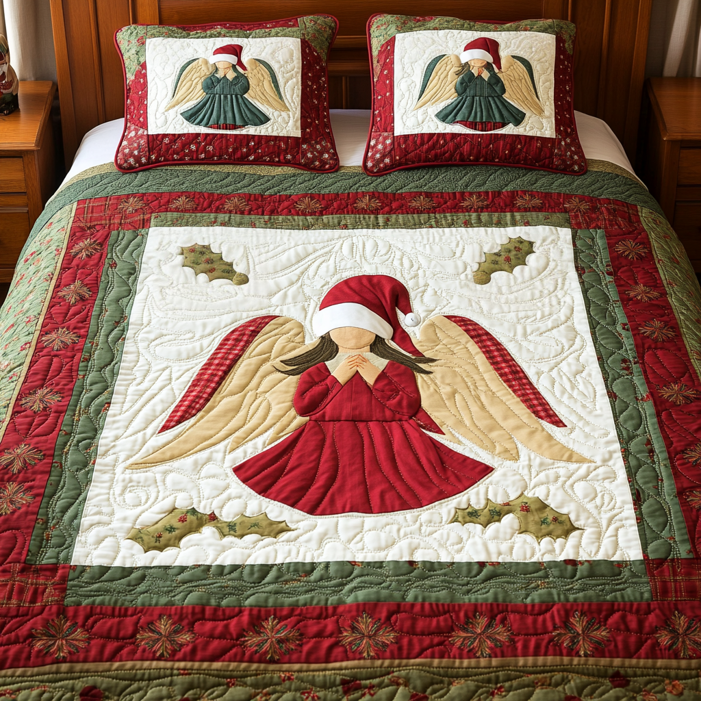 Christmas Angel DAI181124010 Quilt Bedding Set