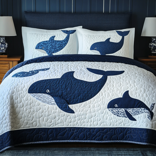 Whale DAI280824052 Quilt Bedding Set