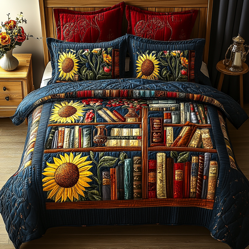 Bookcase TAI111124141 Quilt Bedding Set