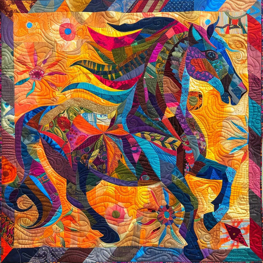 Horse TAI240424121 Quilt Blanket