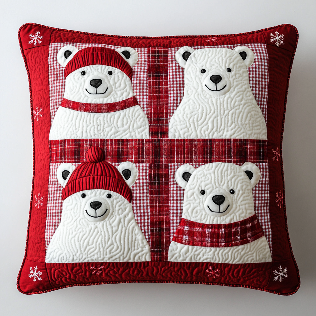 Polar Bear DAI230924216 Quilted Pillow Case