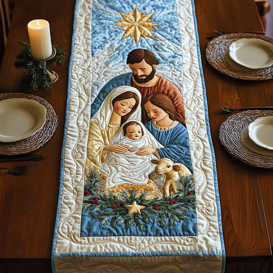 Nativity TAI041024262 Quilted Table Runner