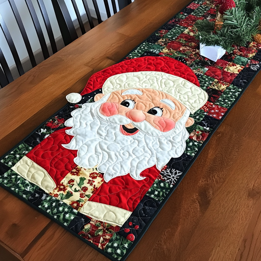 Christmas Santa TAI040924397 Quilted Table Runner