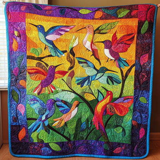 Hummingbird DAI070824106 Quilt Blanket