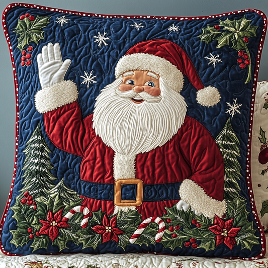 Christmas Santa TAI141124402 Quilted Pillow Case