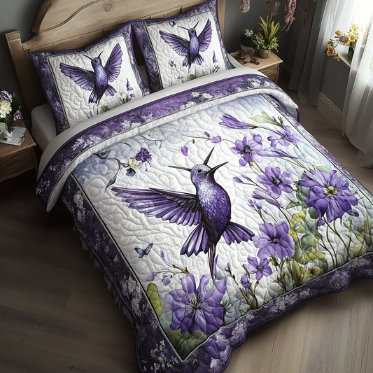 Hummingbird TAI111124157 Quilt Bedding Set