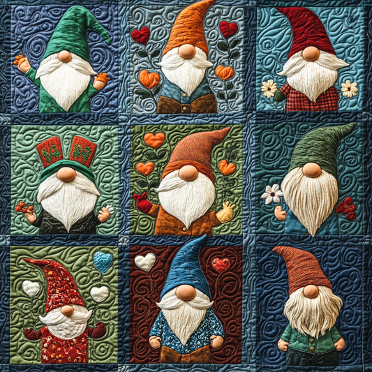 Gnomes TAI151024408 Quilt Blanket