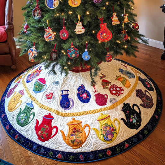 Teapot TAI041024021 Quilted Tree Skirt