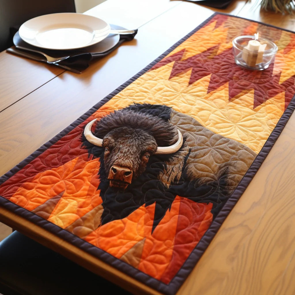 Bison TAI260224333 Quilted Table Runner