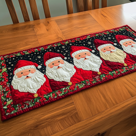 Christmas Santa TAI040924347 Quilted Table Runner