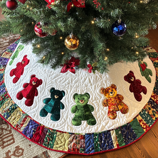 Teddy Bear DAI090924057 Quilted Tree Skirt