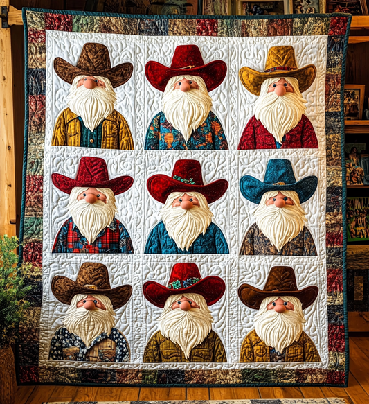 Cowboy Gnome DAI241224374 Quilt Blanket