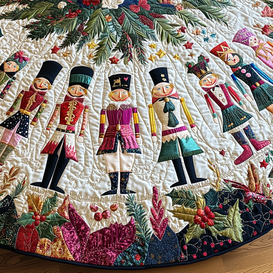 Christmas Nutcracker TAI021024248 Quilted Tree Skirt