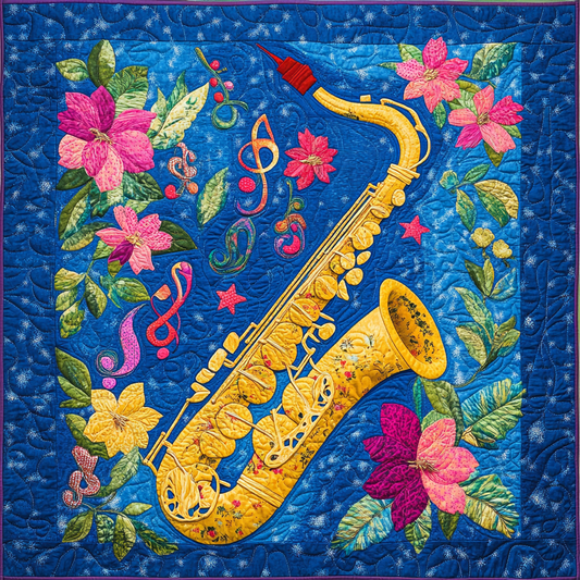 Saxophone DAI110225075 Quilt Blanket