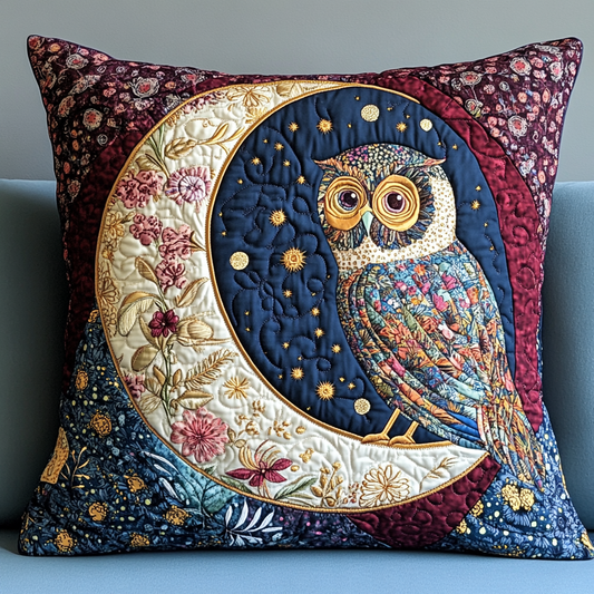 Celestial Owl DAI090125335 Quilted Pillow Case