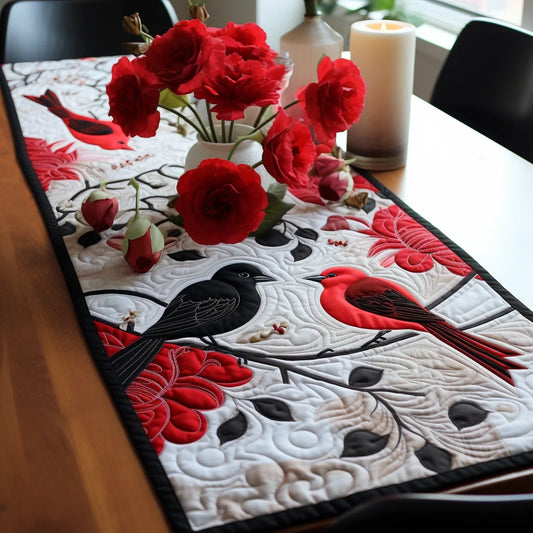 Bird TAI260224363 Quilted Table Runner