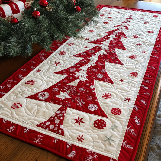 Christmas Tree TAI040924406 Quilted Table Runner