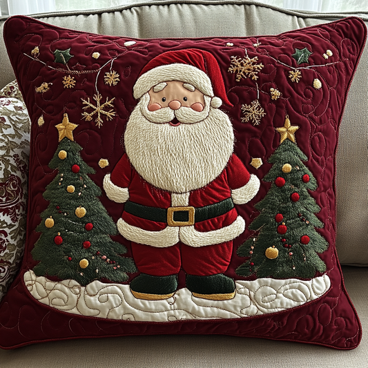 Christmas Santa TAI141124366 Quilted Pillow Case