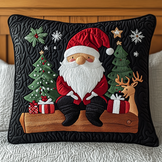 Christmas Santa TAI201124470 Quilted Pillow Case