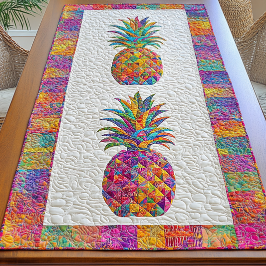 Pineapple DAI171224101 Quilted Table Runner