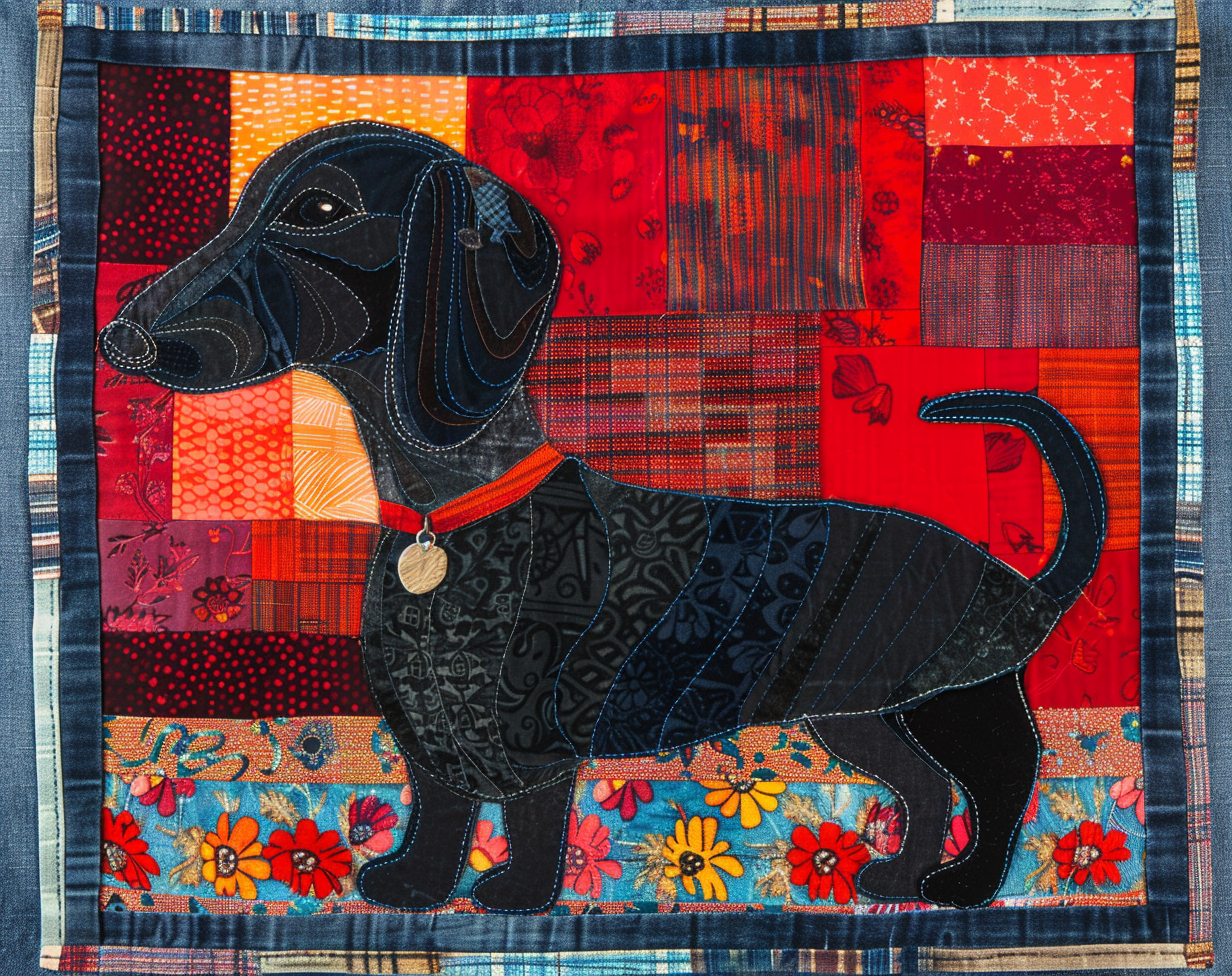 Dachshund TAI100724109 Quilted Placemats