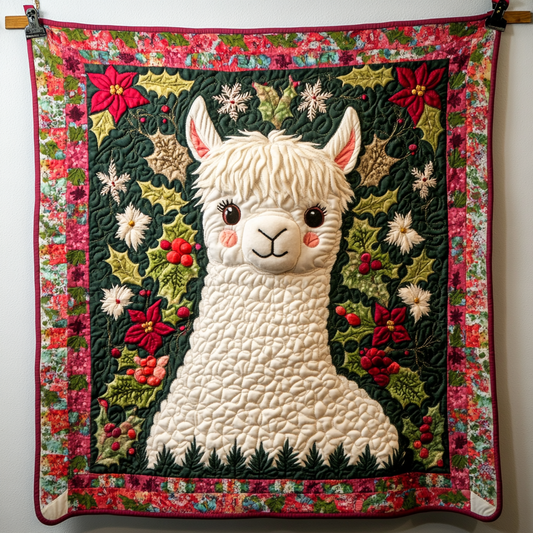 Christmas Alpaca DAI231124008 Quilt Blanket