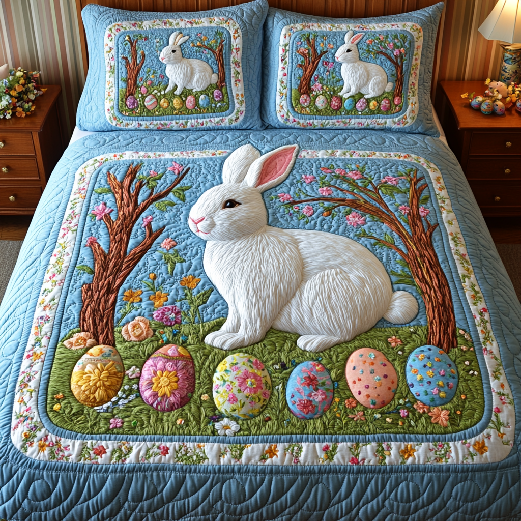 Easter Bunny DAI241224266 Quilt Bedding Set