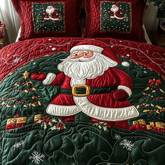 Christmas Santa TAI201124100 Quilt Bedding Set