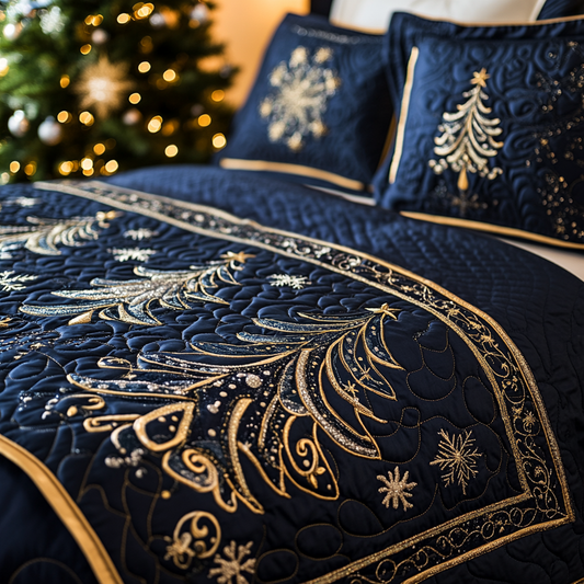 Christmas Tree TAI141124092 Quilt Bedding Set