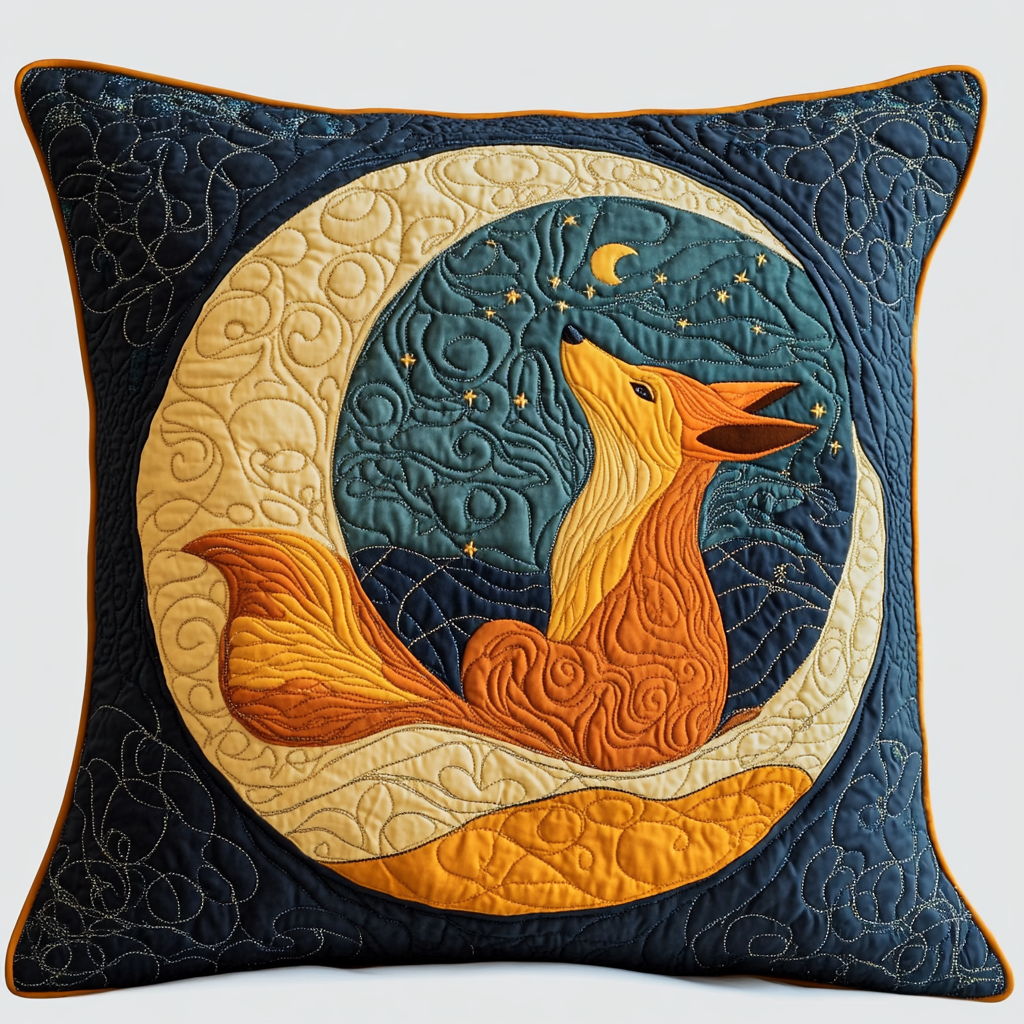 Celestial Fox DAI301224215 Quilted Pillow Case